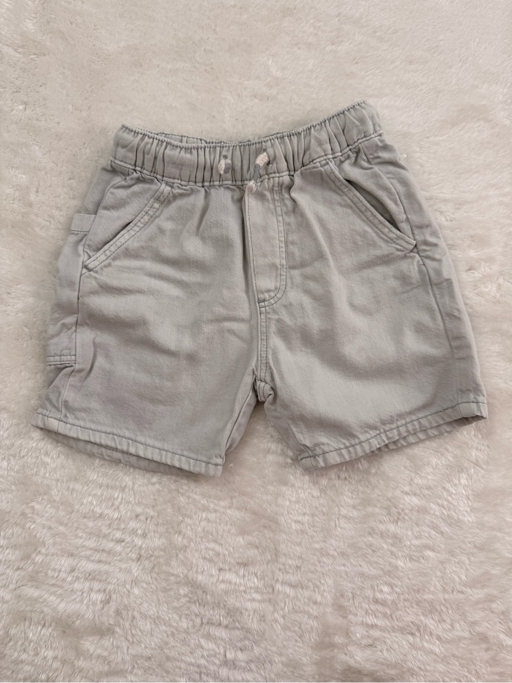 Zara Light Gray Toddler Pull-on Shorts Size 3-4 years